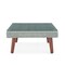 Alaterre Furniture Albany All-Weather Wicker Outdoor Gray 29 W" Square Coffee Table with Glass Top AWWD04DD - alternate 8